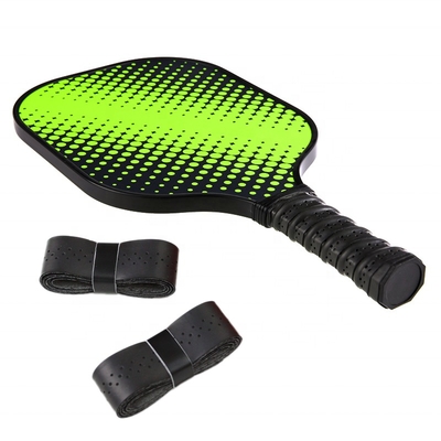 Custom Anti-Slip Super Tacky Grip Leather Badminton & Pickleball Racket Grips Durable Embossed PU Leather Wrap Tape