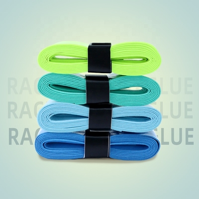 Custom Anti-Slip Super Tacky Grip Leather Badminton & Pickleball Racket Grips Durable Embossed PU Leather Wrap Tape