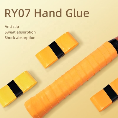 Custom Anti-Slip Super Tacky Grip Leather Badminton & Pickleball Racket Grips Durable Embossed PU Leather Wrap Tape