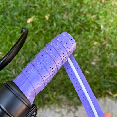 Multifunctional PU Leather Grip Strip for Fishing Rod Embossed Printing Hand Glue Sweatband Anti-Skid Badminton Racket