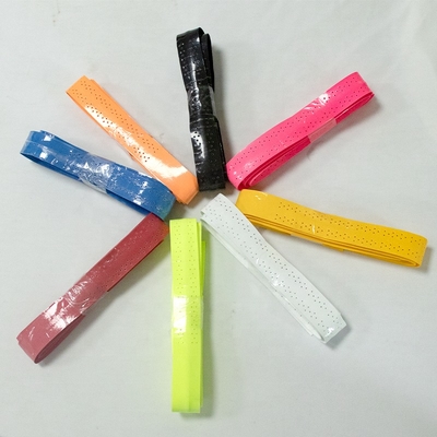 Multifunctional PU Leather Grip Strip for Fishing Rod Embossed Printing Hand Glue Sweatband Anti-Skid Badminton Racket