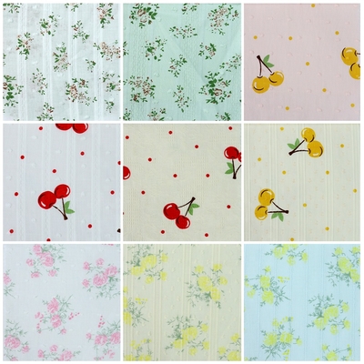 Soft Width 148 cm 100% Cotton Woven Digital Floral Printed Fabric for Skirt Dress Headscarf Accessories