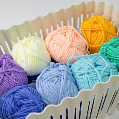 Soft 100% Milk Cotton Yarn Crochet 5 Ply Hand Woven Thread Cotton Tube Yarnfor Sweater Gloves Scarves
