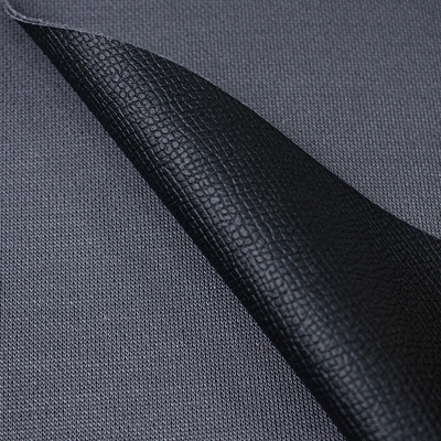 Wholesale 0.6mm Eco-friendly Bamboo Fiber Bottom Bio Leather Vegan Leather Customized PU Synthetic Leather From China