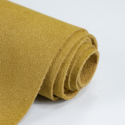 Imitation Cow Faux Suede Pu Leather 1.4mm Velvet Leather for Kenbo Shoes Boots Synthetic Leather