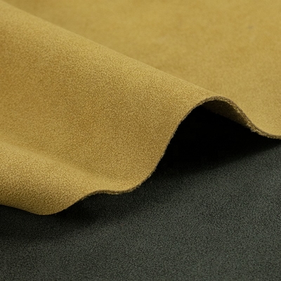 Imitation Cow Faux Suede Pu Leather 1.4mm Velvet Leather for Kenbo Shoes Boots Synthetic Leather