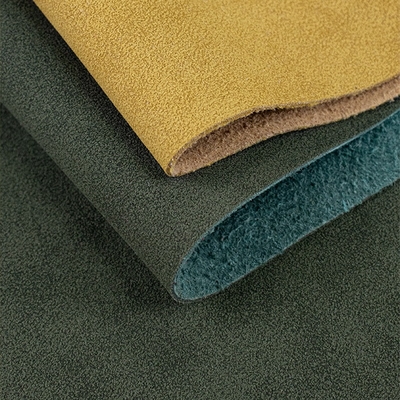 Imitation Cow Faux Suede Pu Leather 1.4mm Velvet Leather for Kenbo Shoes Boots Synthetic Leather
