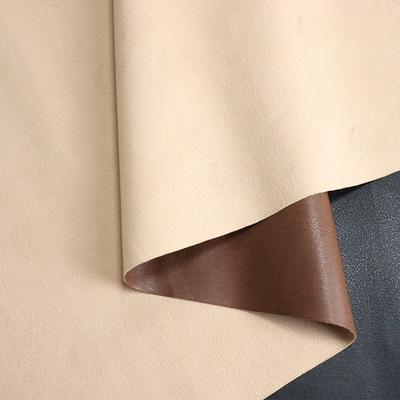 Pig Grain 0.7mm Wear Resistant Imitation Microfiber Leather for Shoes Bags Sofa Genuine Leather