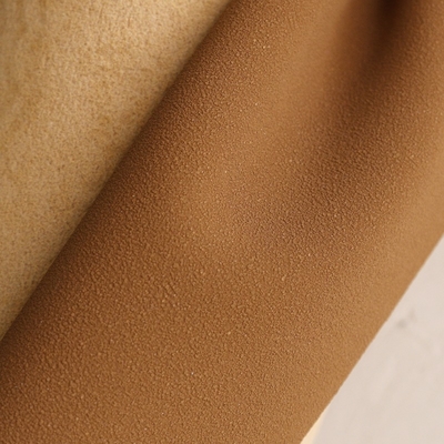 Luxury Imitation Microfiber Snow Boots with 1.4mm PU Environmental Friendly Coarse Frosting Leather Surface for Sofas