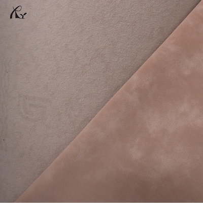 1.4mm Imitation Microfiber Mixed Color Dual Color Retro PU Leather for Shoes Luggage Handbags Synthetic Leather