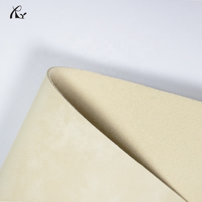 1.4mm Imitation Microfiber Mixed Color Dual Color Retro PU Leather for Shoes Luggage Handbags Synthetic Leather