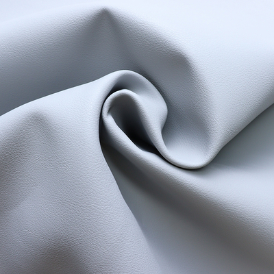 1.4mm Lychee Patterned Imitation Microfiber Leather Fine Grain PU Artificial Leather  for Shoes and Sofas
