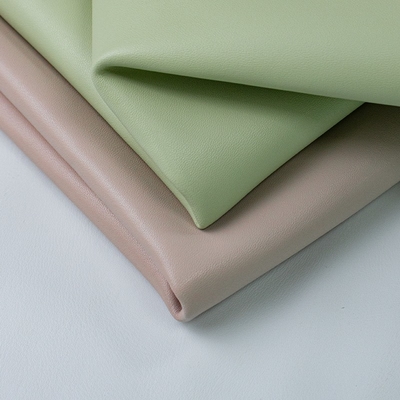 1.4mm Lychee Patterned Imitation Microfiber Leather Fine Grain PU Artificial Leather  for Shoes and Sofas