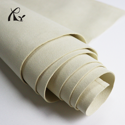 Simulated Leather 1.0mm Thick Double Suede Microfiber Leather Real Microfiber Leather Fabric  for Shoes and Electronic Packaging