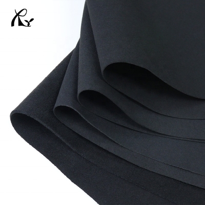 Suede Microfiber Leather Black for Shoes Bag Double Sided Soft Velvet Microfiber Synthetic Leather Fabric Pu Leather
