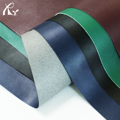 Stock Lots of Multi Color Spot 0.7MM Lapa Grain Microfiber Leather in China