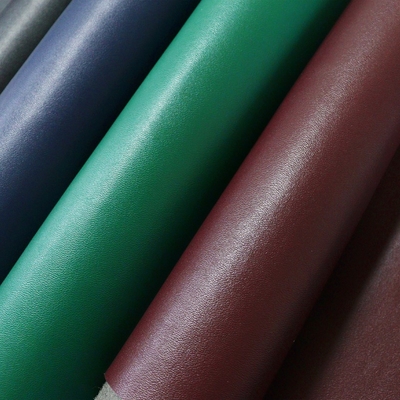 Stock Lots of Multi Color Spot 0.7MM Lapa Grain Microfiber Leather in China