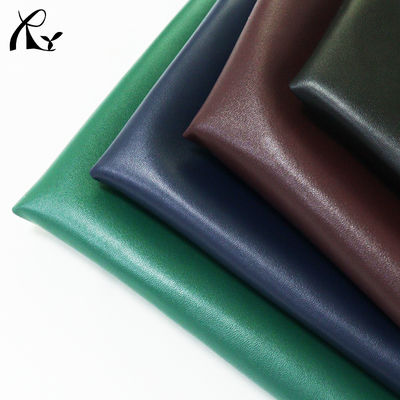 Stock Lots of Multi Color Spot 0.7MM Lapa Grain Microfiber Leather in China