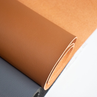 PU Shoe Material Luggage Fabric 1.4mm Thick Leather Fine Grain Microfiber Leather High Quality