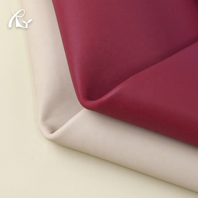 Organic 1.2mm Microfiber Silicon Eco-Friendly PU Leather for Medical Furniture Use Embossed Stretch Waterproof for Sofas Chairs