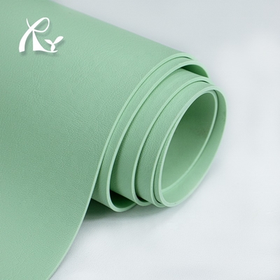 Custom 1.3mm High -Quality PVC Semi Silicone Leather for Table Mat Car Seat Floor Mat Luggage Bags Synthetic Silicone Leather