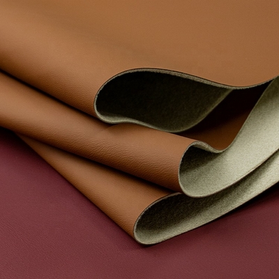 Solvent Free 1.0mm Eco-friendly Waterborne Fine Grained PU Leather for Car Seat Cover Furniture