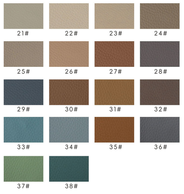 High Quality 1.4mm Eco-friendly PU Leather Lichi Texture Soft Embossed for Sofa Bedhead Bags Furniture Water Based Solvent-Free