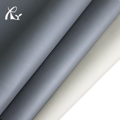 Custom 0.8mm Eco Litchi Grain Hydrolysis Resistant Designer Faux Leather Solvent-Free Synthetic Leather for Furniture for Chairs
