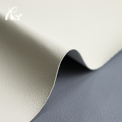 Custom 0.8mm Eco Litchi Grain Hydrolysis Resistant Designer Faux Leather Solvent-Free Synthetic Leather for Furniture for Chairs