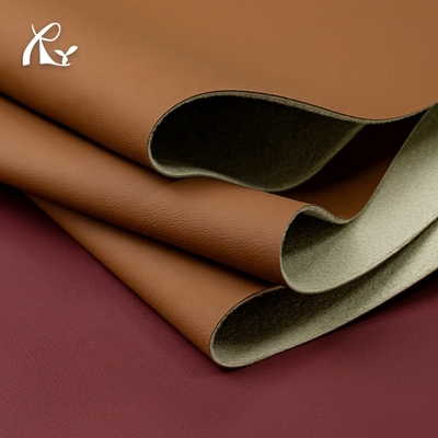 Custom 1.0mm Eco-Friendly PU Leather Material Solvent-Free Synthetic Leather for Bag Golf Sofa Medical Bed Cover Manufacturers